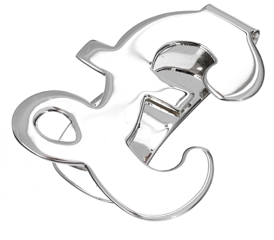 925 Sterling Silver Pound Sterling Sign Shaped Money Clip
