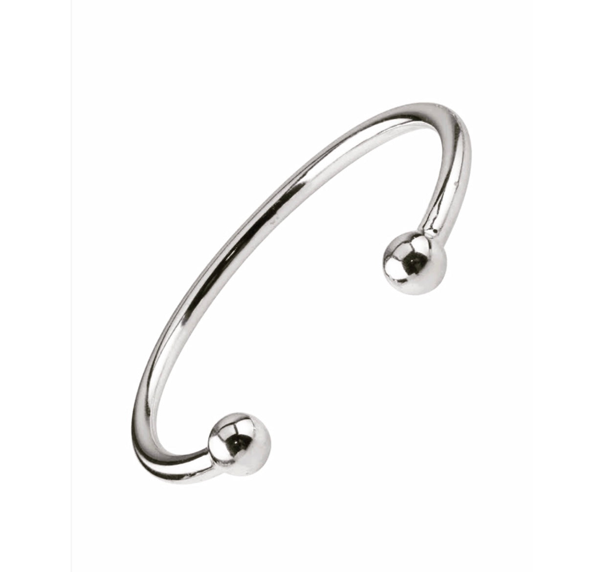 925 Sterling Silver Torque Cuff Bangle Bracelet 3 mm or 5 mm Thickness