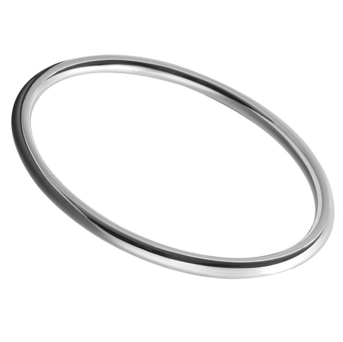 925 Sterling Silver Slave BANGLE Bracelet 65 mm Diameter 3, 4 and 5 mm Thickness