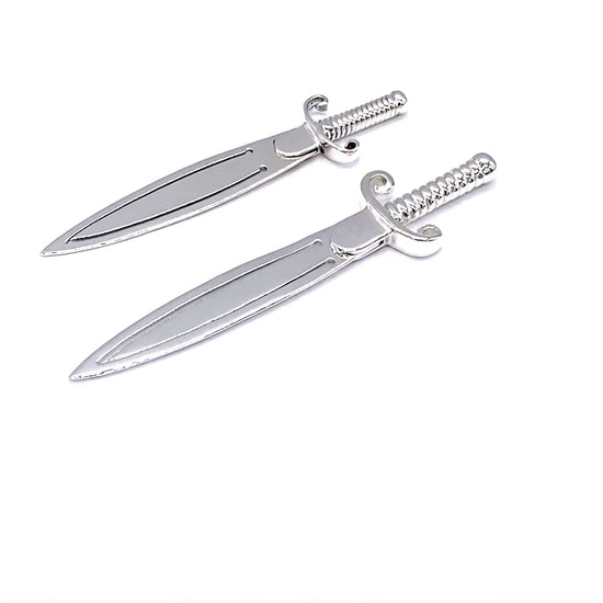 925 Solid Sterling Silver SWORD BOOKMARK