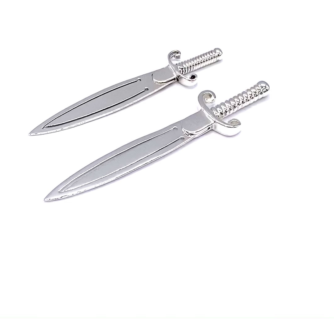 925 Solid Sterling Silver SWORD BOOKMARK